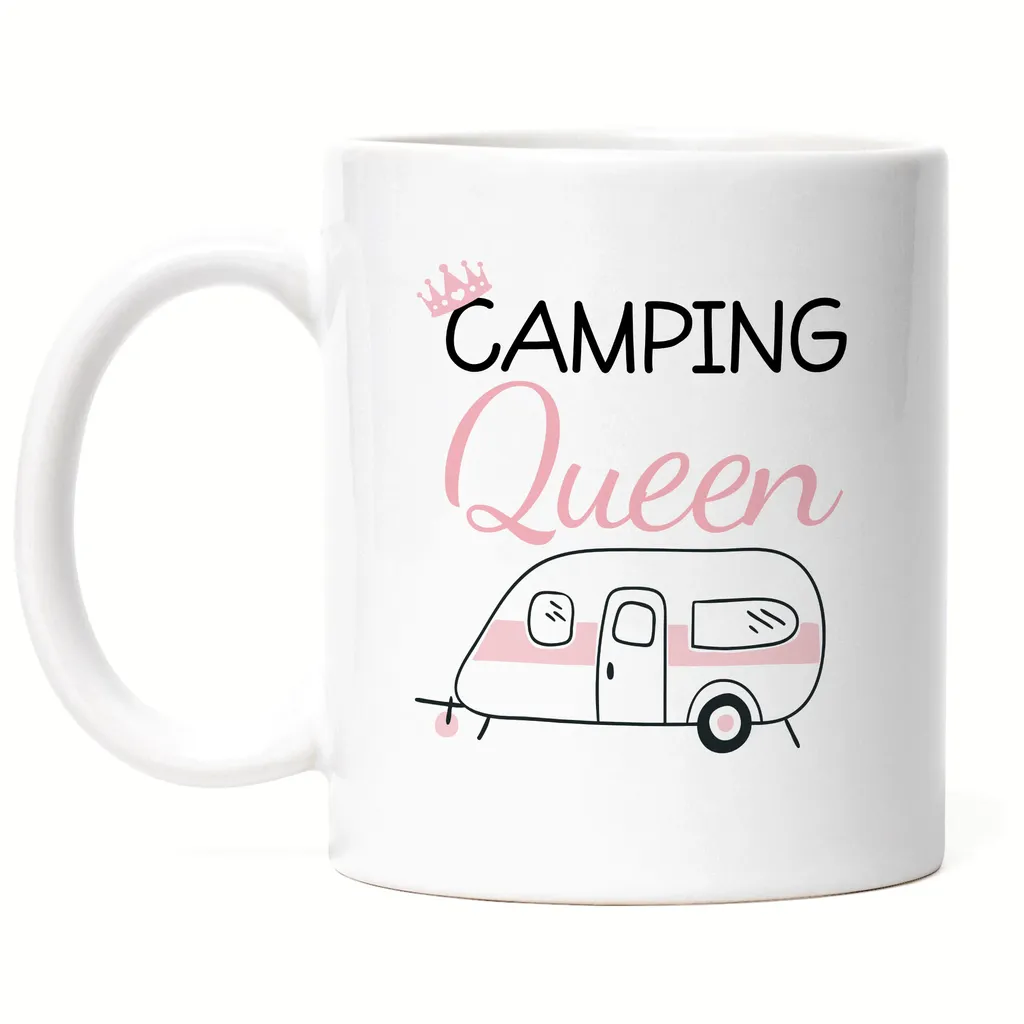 Camping Queen Tasse Wohnwagen Fans Geschenkidee Für Camper Camping-Platz